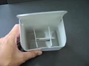 仕切付6入ワンタッチケース(1)開いた状態